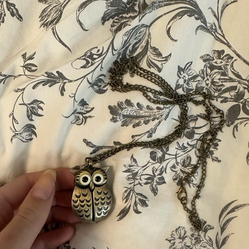 Owl Watch Pendant